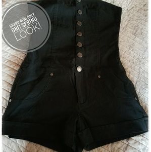 Dress Black Romper